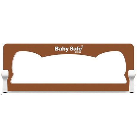 Baby Safe Барьер для кроватки Baby Safe Ушки, 120х66 см, коричневый