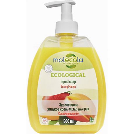 Molecola Крем-мыло для рук Molecola Солнечное манго, 500 мл