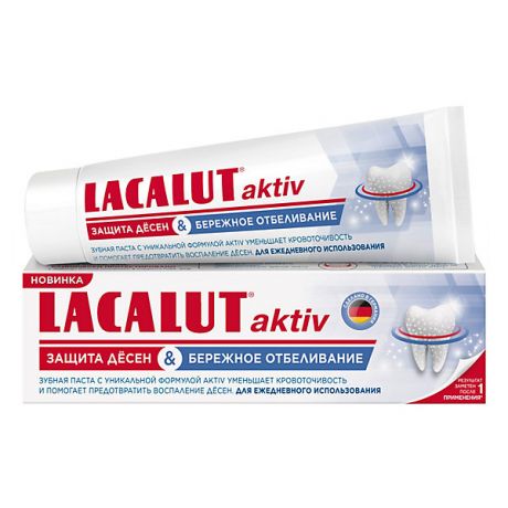 Lacalut Зубная паста Lacalut Aktiv Укрепление десен, 75 мл