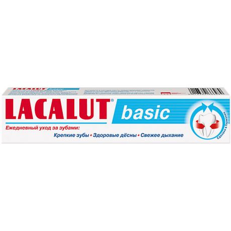 Lacalut Зубная паста Lacalut Basic Комплексная защита, 75 мл