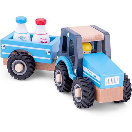 New Classic Toys Трактор с прицепом New Classic Toys Молоко