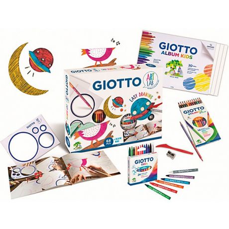 Giotto Набор для рисования Giotto Art Lab, 68 предметов
