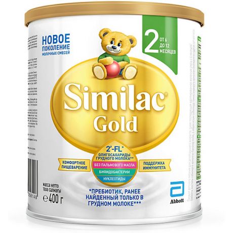 Similac Молочная смесь Similac Gold 2, с 6 мес, 400 г