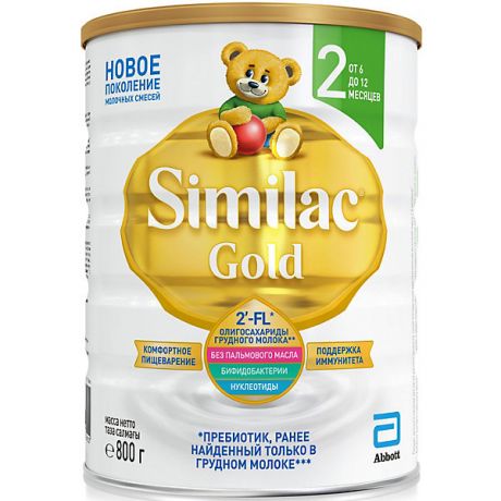 Similac Молочная смесь Similac Gold 2, с 6 мес, 800 г