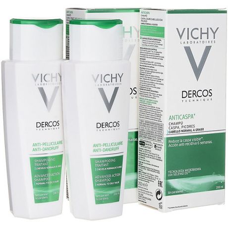 Vichy Шампунь-уход против перхоти для сухой кожи Vichy Duopack, 200 мл