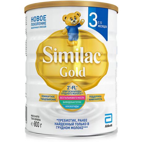 Similac Молочная смесь Similac Gold 3, с 12 мес, 800 г