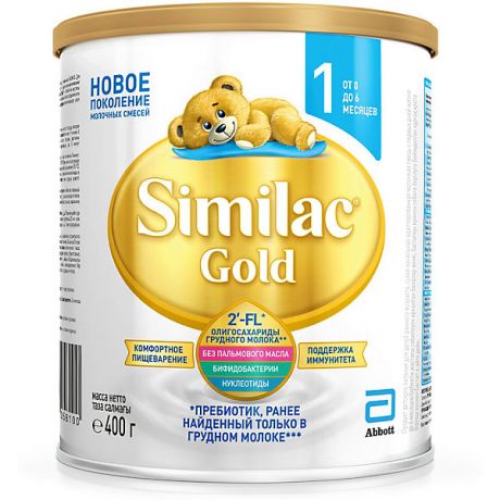 Similac Молочная смесь Similac Gold 1, с 0 мес, 400 г