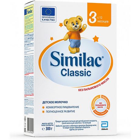 Similac Молочная смесь Similac Classic 3, с 12 мес, 300 г
