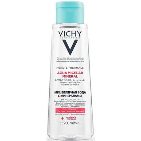 Vichy Мицеллярная вода с Mineralами для чувствительной кожи Vichy, 200 мл