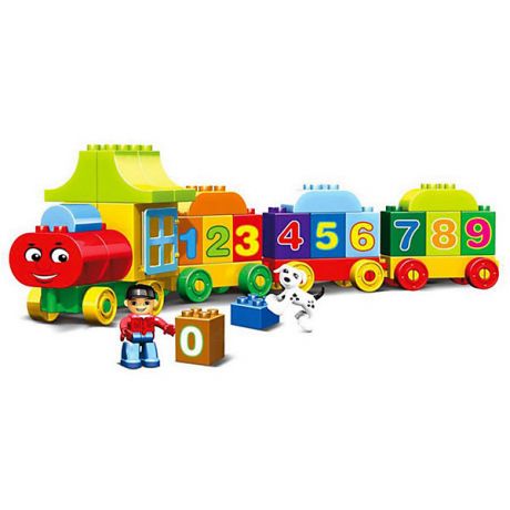 Kids Home Toys Конструктор Kids Home Toys Паровоз с цифрами, 50 деталей