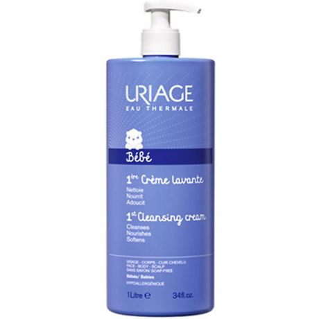 Uriage Крем для волос и тела Uriage Bebe, 1 л