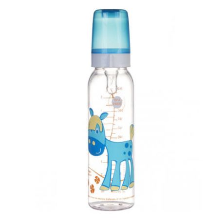 Canpol Тритановая бутылочка Cheerful animals с силиконовой соской (BPA 0%) 12+, 250 мл (Canpol, Бутылочки)