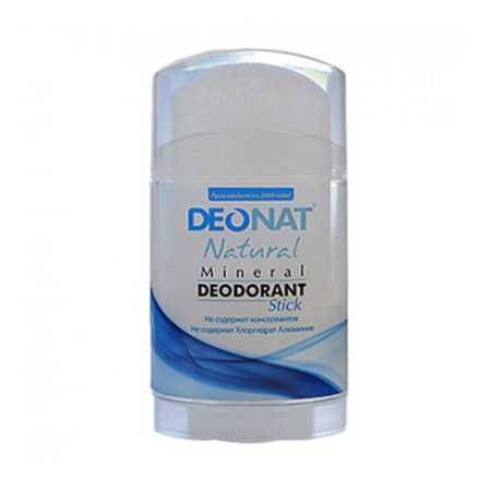DeoNat Дезодорант кристалл плоский, 100 г (DeoNat, Дезодоранты DeoNat)