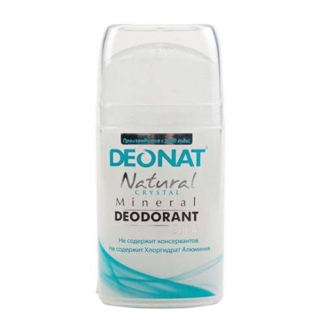 DeoNat Дезодорант кристалл овальный цельный, 100 г (DeoNat, Дезодоранты DeoNat)