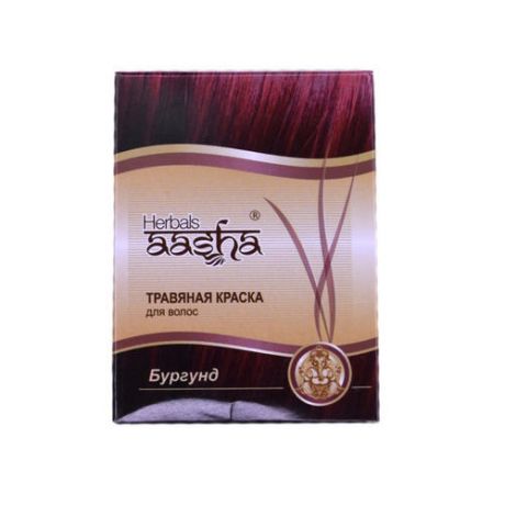 Aasha Травяная краска для волос "Бургунд", 60 мл (Aasha, Краски для волос)
