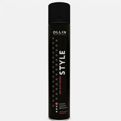Ollin Professional Лак для волос ультрасильной фиксации, 500 мл (Ollin Professional, Style)