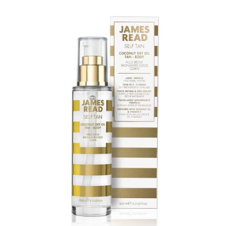 James Read Сухое кокосовое масло с эффектом загара Coconut Dry Oil Tan Body 100 мл (James Read, Лицо и тело)