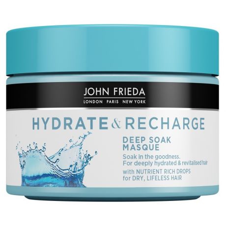 John Frieda Маска для увлажнения и питания волос 250 мл (John Frieda, Hydrate&Recharge)