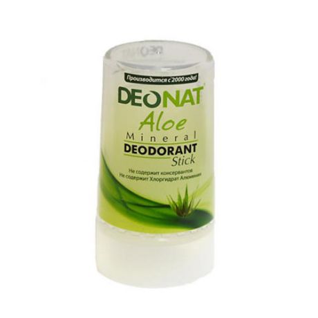 DeoNat Дезодорант кристалл с соком Алоэ, 40 г (DeoNat, Дезодоранты DeoNat)