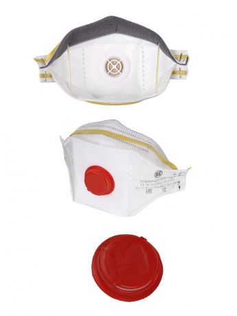 Защитная маска Спиро 413 класс защиты FFP3 (до 50 ПДК) с клапаном