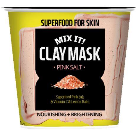 Superfood Salad for Skin Маска питательная и осветляющая с розовой солью (Superfood Salad for Skin, Глиняные маски)