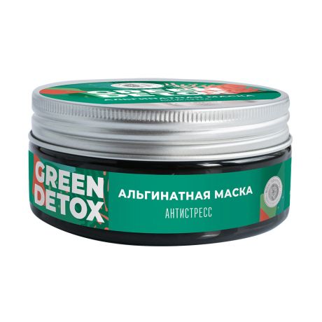 Дом природы Альгинатная маска Green Detox с комплексом черноморских водорослей Антистресс 60 г (Дом природы, Green Detox)