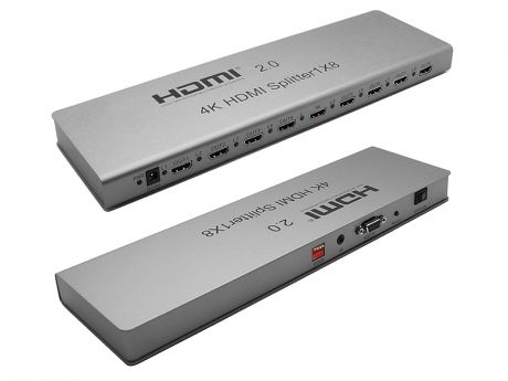 Сплиттер Orient HSP0108H-2.0 HDMI 4K Splitter 1x8 30467
