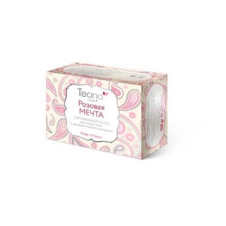 Teana Розовая мечта Натуральное мыло для жирной и проблемной кожи лица и тела с эфирным маслом розмарина 1 (Teana, Натуральное мыло ручной работы)