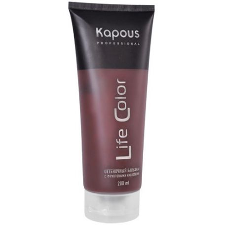Kapous Professional Бальзам оттеночный для волос Life Color Гранатовый Красный 200 мл (Kapous Professional)