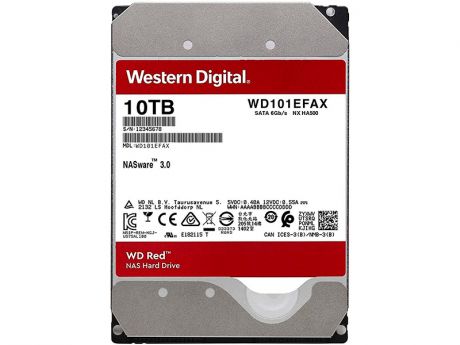 Жесткий диск Western Digital 10Tb Red WD101EFAX