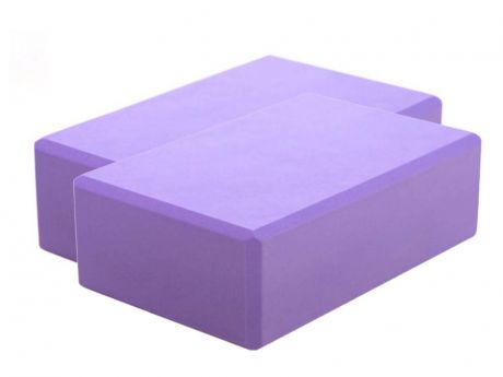 Блок для йоги ZDK 10cm 2шт Purple