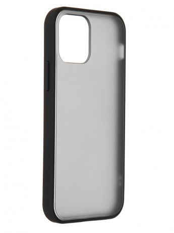 Чехол Brosco для APPLE iPhone 12 / 12 Pro Black IP12(12PRO)-ST-TPU-BLACK