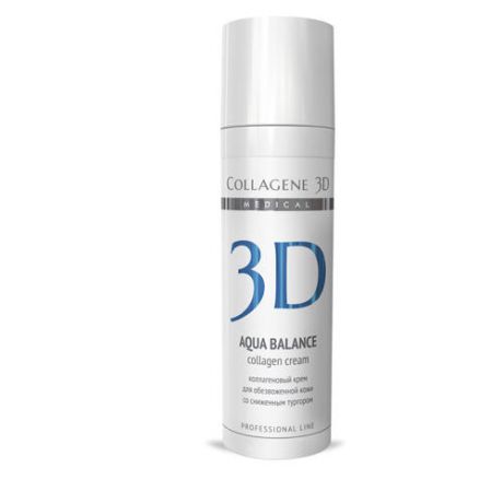 Collagene 3D Крем для лица с гиалуроновой килотой, восстановление тургора и эластичности кожи 30 мл (Collagene 3D, Aqua Balance)