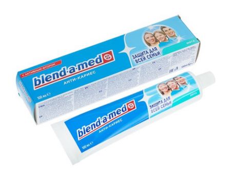 Зубная паста Blend-a-med Анти-кариес Мята 100ml 5000174416237