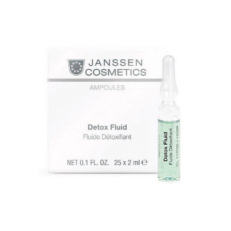Janssen Cosmetics Детокс-сыворотка в ампулах «Detox Fluid» 3х2 мл (Janssen Cosmetics, Ампульные концентраты)