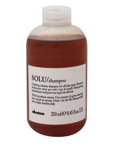 Davines SOLU Активно освежающий шампунь для глубокого очищения волос 250 мл (Davines, Сфера здоровья)