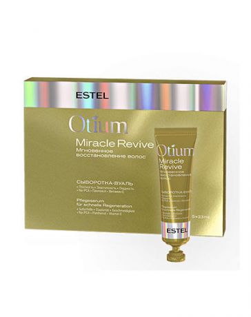 Estel Сыворотка-вуаль для волос "Мгновенное восстановление" Otium Miracle Revive, 5 * 23 мл (Estel, Otium Miracle Revive)