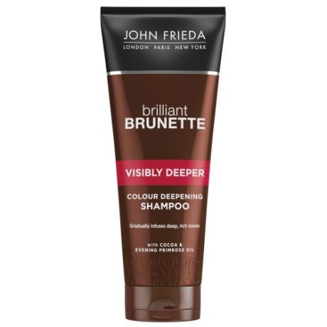 John Frieda Шампунь Visibly deeper для создания насыщенного оттенка темных волос 250 мл (John Frieda, Brilliant Brunette)