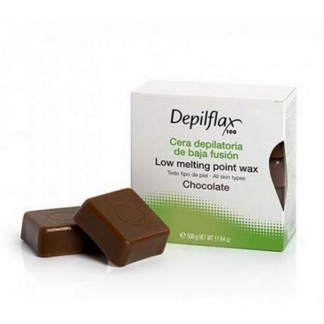 Depilflax Воск Шоколад (плотный) для сухой кожи 500 г (Depilflax, Для тела)