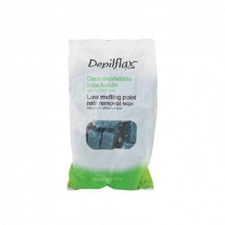 Depilflax Воск Азуленовый (прозрачный) идеален для чувствительной кожи, экономичен в работе 1000 г (Depilflax, Для тела)