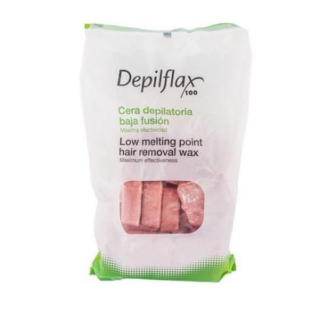 Depilflax Воск Розовый (плотный) для нежной и чувствительной кожи, очень пластичен 1000 г (Depilflax, Для тела)