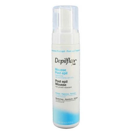 Depilflax Мусс для замедления роста волос. Придает коже свежесть, увлажненность и гладкую 200 мл (Depilflax, Для тела)