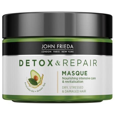 John Frieda Питательная маска для интенсивного восстановления волос, 250 мл (John Frieda, Detox & Repair)