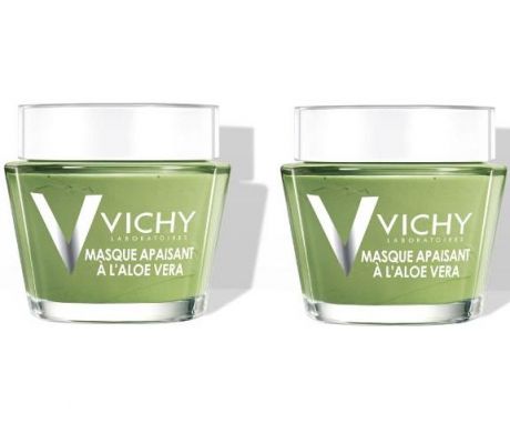 Vichy Комплект Восстанавливающая маска с алоэ вера, 2 шт. по 75 мл (Vichy, Masque)