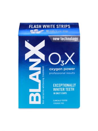 Blanx Отбеливающие полоски сила кислорода 10 штук (Blanx, Специальный уход Blanx)