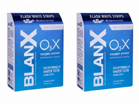 Blanx Набор Отбеливающие полоски сила кислорода*2 штуки (Blanx, Специальный уход Blanx)