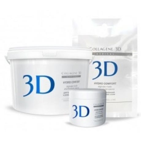 Collagene 3D Альгинатная маска для лица и тела с экстрактом алое вера 30 г (Collagene 3D, Hydro Comfort)