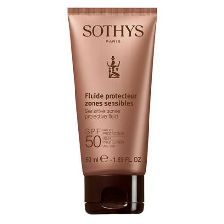 Sothys Флюид с SPF 50 для лица и чувствительных зон тела, 50 мл (Sothys, Sun Care)