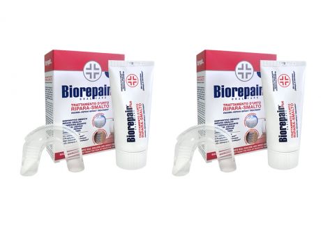 Biorepair Набор Препарат для снижения чувствительности и восстановления эмали обнаженной шейки зуба*2 штуки (Biorepair, Чувствительные зубы)