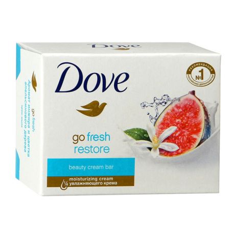 DOVE Крем-мыло твердое инжир и лепестки апельсина 135 гр (DOVE, Средства для ванны и душа)